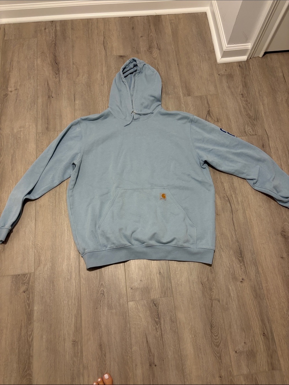 Carhartt Men's Pale Blue Pullover Hoodie